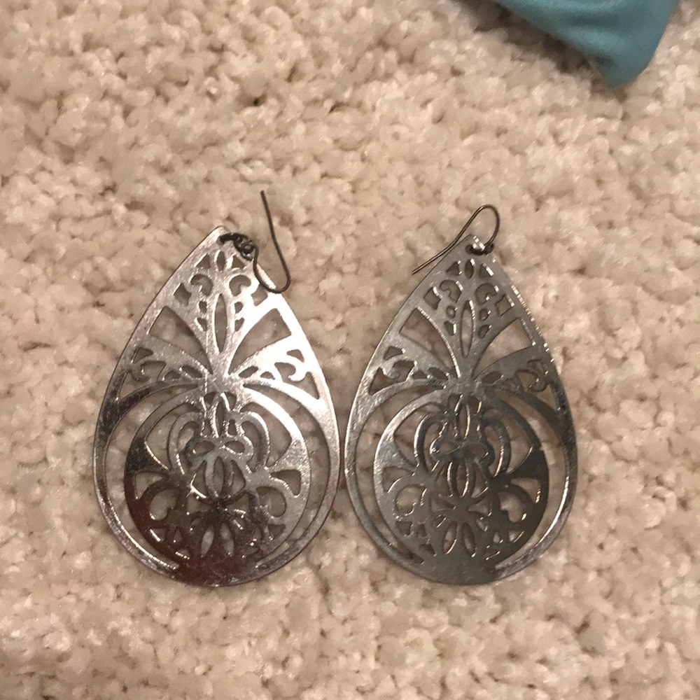 Silver earring